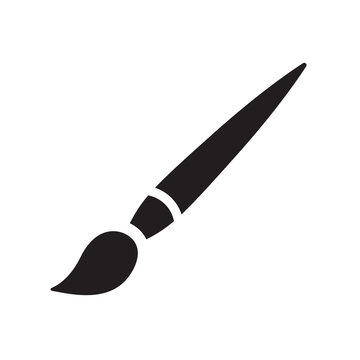 Paint brush vector icon