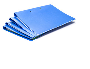 file folder with documents and documents. retention of contracts. isolated white background copy space 