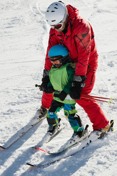 Skiing class