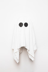 Ghost on white background 