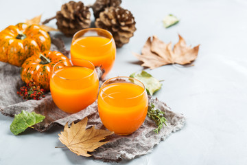 Thanksgiving pumpkin autumn fresh juice drink cocktail beverage