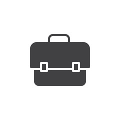 Toolbox icon vector, filled flat sign, solid pictogram isolated on white. Symbol, logo illustration.