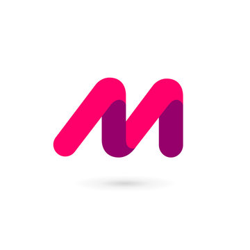 Letter M logo icon design template elements
