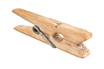 wooden clothespin