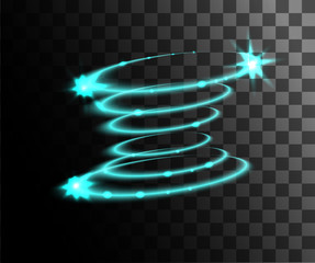 Glow isolated white transparent effect, lens flare, explosion, glitter, line, sun flash, spark and stars. For illustration template art design, banner for Christmas celebrate, magic flash energy ray