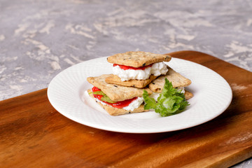 cream cracker and jam