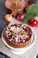 Tartlet with beetroot, red onion and goat cheese | Beet Pie