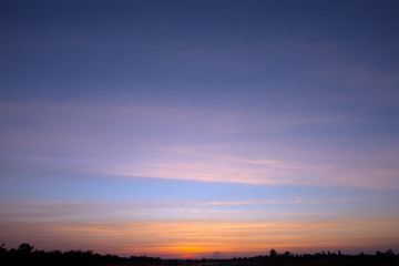 Fototapeta na wymiar sunset sky background