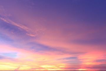 Fototapeta premium colourful sky during sunset