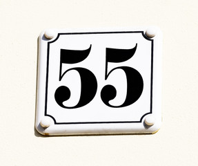 Hausnummer 55