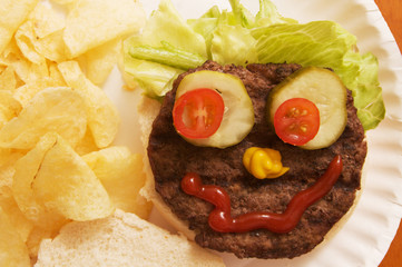 Hamburger Face