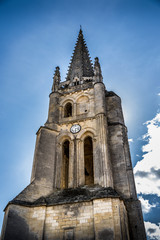 Fototapeta na wymiar Saint-Emilion Monolithic Church