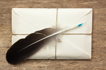 letter and a quill