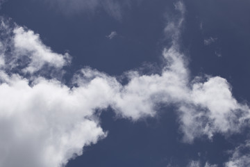 Could and blue sky.