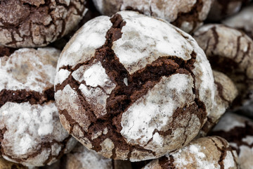 Frisch gebackene Schokoladenkekse