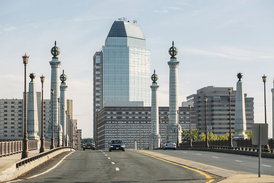 Memorial Bridge in Springfield, Massachusetts