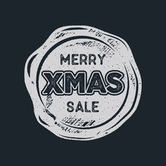 Super Christmas sale lettering and typography elements. Holiday Online shopping type quote. Stock vector illustration isolated on white background
