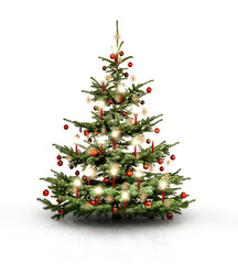 Naklejka na ściany i meble Geschmückter Weihnachtsbaum