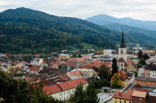 Clocktower, Bruck an der Mur, Styria, Austria