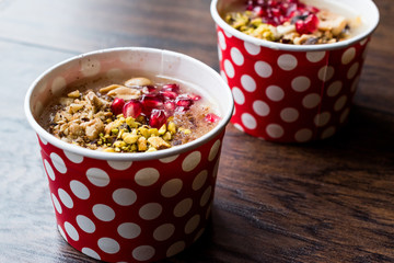 Turkish Traditional Dessert Ashure (Noah's Pudding)