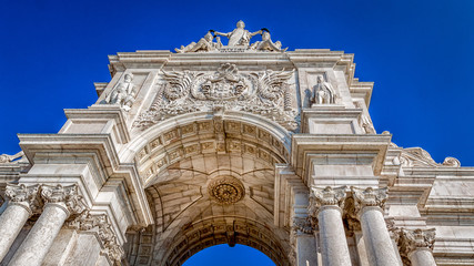 Fototapeta na wymiar Lissabon arch, city,Portugal