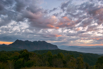 Obraz premium Doi Luang Chiang Dao, Nature, landscape, beautiful sky in Chiangmai