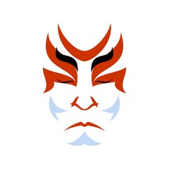 Japanese drama Kabuki face