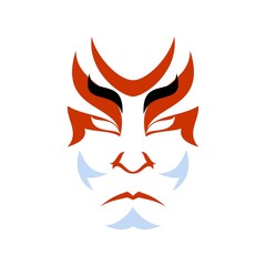 Japanese drama Kabuki face