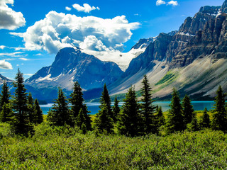 Crowfoot Glacier Banff National Park Alberta Canada 