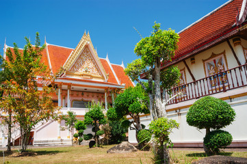 black monk temple in the south of Thailand