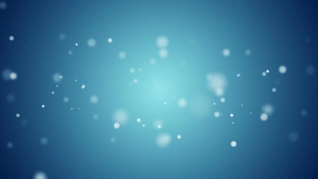 Flickering Particles, random motion of particles in blue color, Loopable
