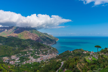 Ravello (Amalfi Coast, Campania) - A touristic town on the sea in southern Italy, Sorrentine...