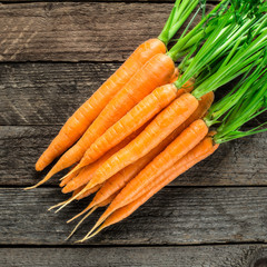 Fresh and sweet carrot
