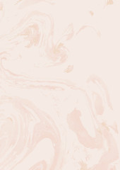 Vector soft pastel beige marble ink texture background