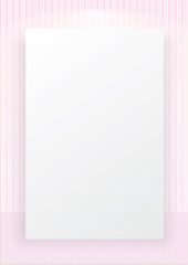 Pink striped line pattern wallpaper with white space background