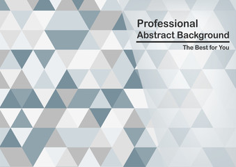 Obraz premium Modern abstract background in triangular shape with text space.