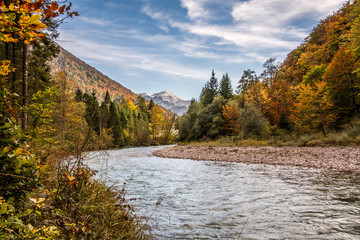 Herbst - Almsee - Grünau im Almtal - Alm - Oberösterreich - Salzkammergut 