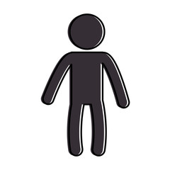 male human silhouette icon