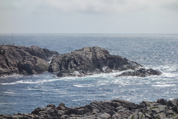 Fototapeta na wymiar Bord de mer, Norvège
