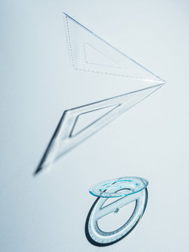 Square ruler and goniometer