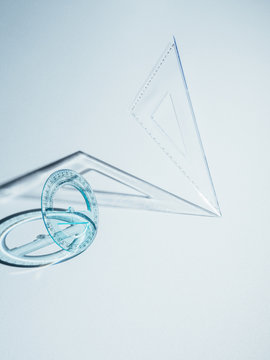 Square ruler and goniometer