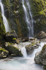 Wasserfall in der Wimbachklamm im Berchtesgadener Land