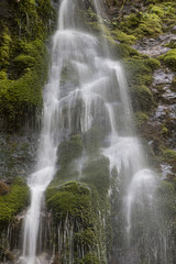 Fototapeta na wymiar Wasserfall in der Wimbachklamm im Berchtesgadener Land