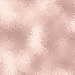 Vector Rose Gold Foil Textured Background. Soft Pink Gold Metallic Shine.
 - obrazy, fototapety, plakaty