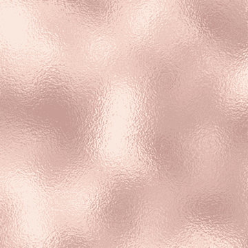 Vector Rose Gold Foil Textured Background. Soft Pink Gold Metallic Shine.
