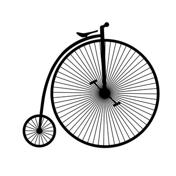 Penny-farthing silhouette