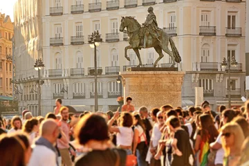 Fotobehang Puerta del Sol, Madrid, Spain © Tomasz Warszewski