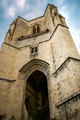 Fototapeta na wymiar Le Collégiale Notre-Dame de Villefranche-de-Rouergue