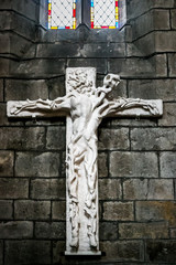 Le christ du Coll&eacute;giale Notre-Dame de Villefranche-de-Rouergue