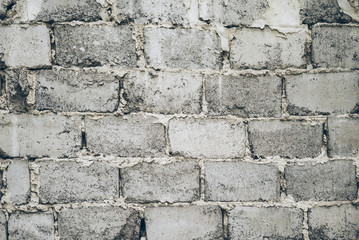 wall of cement bricks